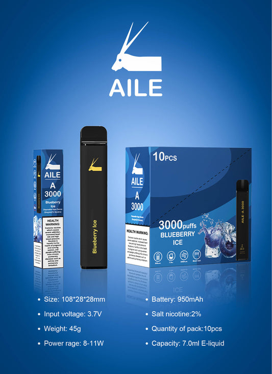 AILE 3000 PUFFS BLUEBERRY ICE