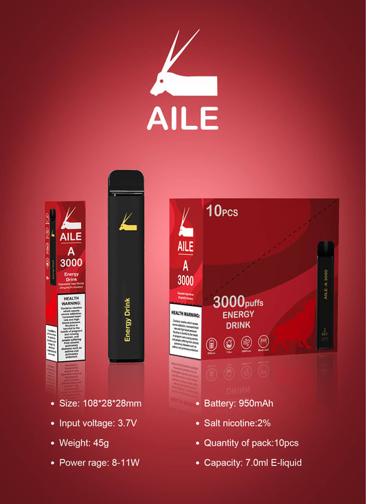 AILE 3000 PUFFS ENERGY DRINK